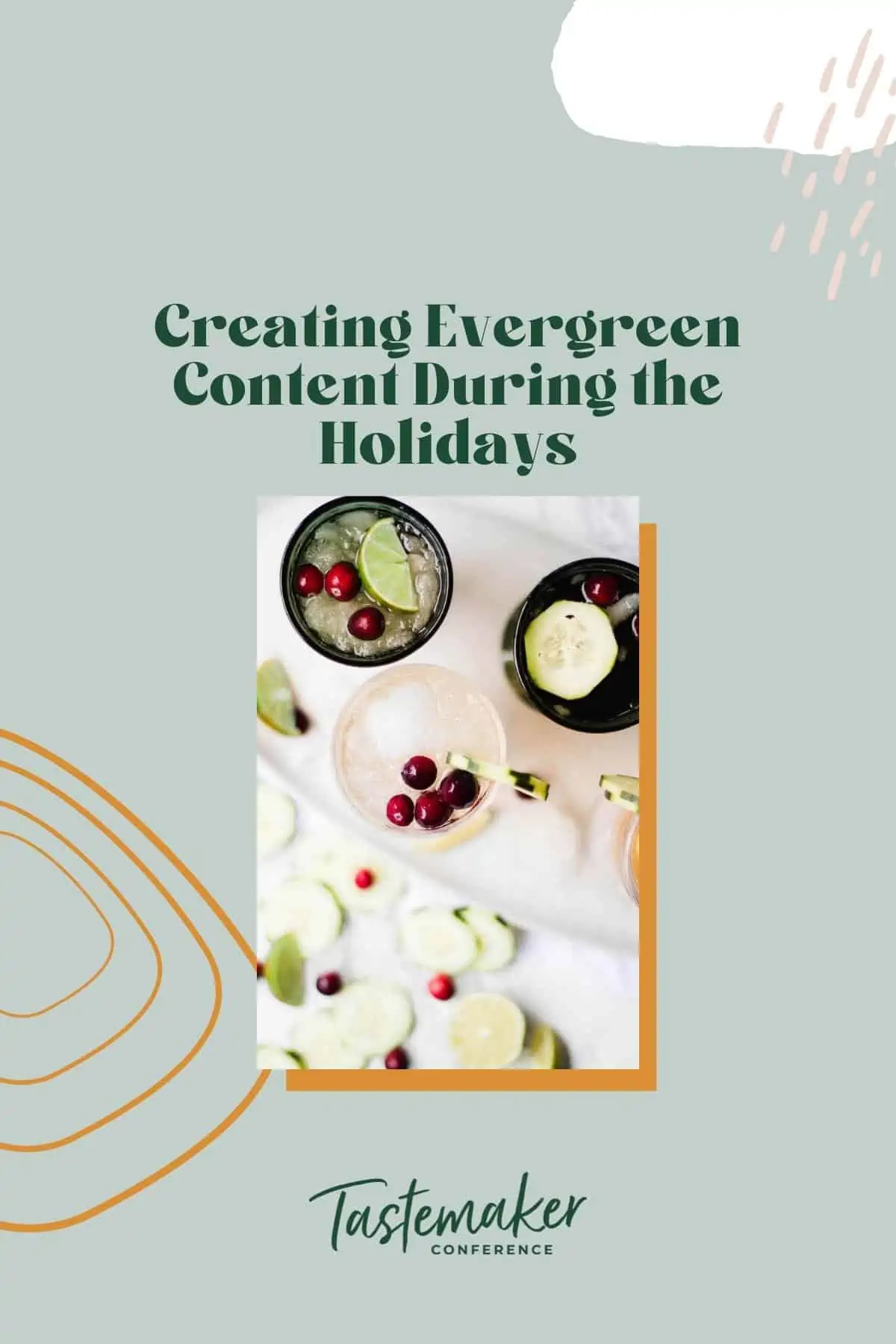 graphic with blog post title and image of cucumber limeade