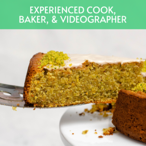 photo of a cake slice being pulled out of a cake