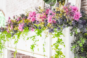 flowers in a flower box