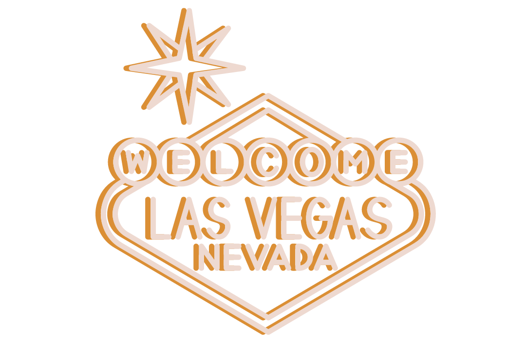 graphic of welcome vegas sign