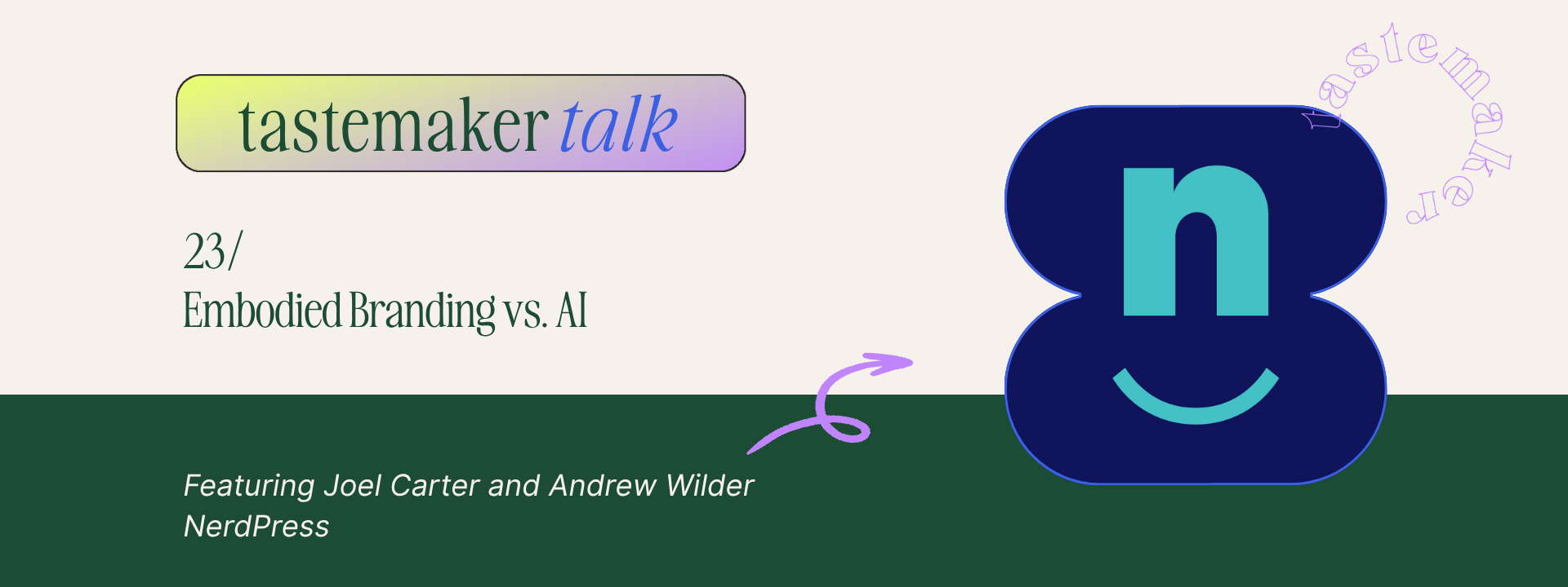NerdPress podcast episode graphic